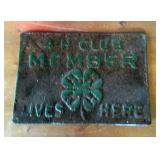 4-H Member Sign