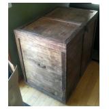 Large Wood Firewood Box