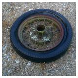 Antique Car Wheel