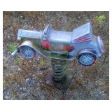 Vintage Playground Car w/Spring Pedastol