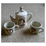 Teapot w/cups