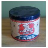 Farmer Peet Sm Lard Tin