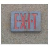 Vintage EXIT Sign