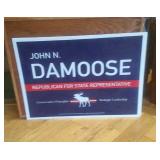 Cardboard Political Yard Sign