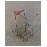 Vintage Milk Bottle Carrier