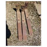 Set of three tractor forks