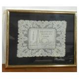 Lot 15  Framed Lace, 1939 Fair