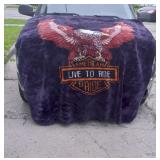 Large Harley Davidson Blanket