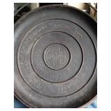 Inside of #11 Erie-Griswold Dutch Oven, Patent Date 1820