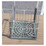 Sterling Dairy, vintage steel milk crate
