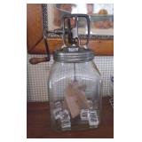 Glass Butter Churn