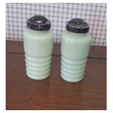 Jadeite Salt & Pepper Shakeers