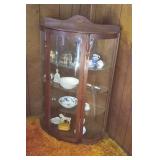 Curved Glass China Cabinet