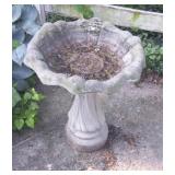 Concrete Birdbath