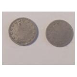 Two V Nickels