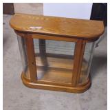 Modern Oak Curio Cabinet