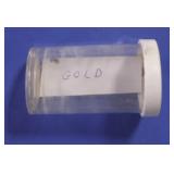 Upper left corner.  Tiny nugget of gold. 