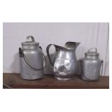 Aluminum cream cans/pitcher