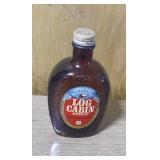 Vintage Bi-Centennial Log Cabin Maple Syrup Bottle