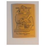 1968 Lenawee County  Rural Farm Directory