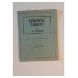 Vintage Lenawee County Plat Book