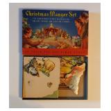 Vintage Christmas Manger Set