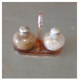 Pink Depression Salt & Peppers