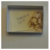 Marked 14K Gold