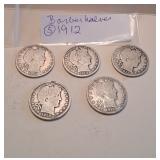 Barber Half Dollars