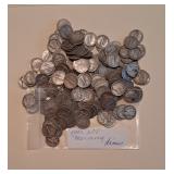 Lot K  Over 200 Mercury Dimes
