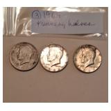 Lot K  1964 Kennedy Half Dollars