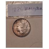 Lot K  1886 Morgan Silver Dollar