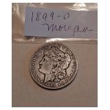 Lot K  1899 O Morgan Silver Dollar