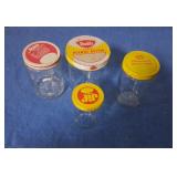 Vintage Peanut Butter Glass Jars