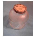 Vintage Crisco Glass Jar