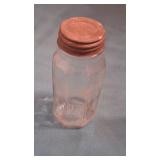 Vintage Jar w/ zinc lid