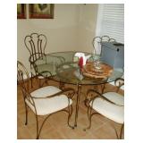 Glass/Iron Table