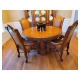 Michael Amini Furniture Dining Table with 4 Chairs 