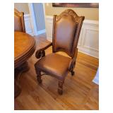 Michael Amini Furniture Dining Table with 4 Chairs 