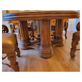 Michael Amini Furniture Dining Table with 4 Chairs 