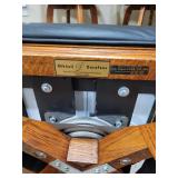 Mikhail Darafeev Game Black Leather Bar Stools