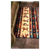 Kokopelli Myth Native American Area Rug
