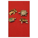 Sterling Turtle Broaches and Pins
