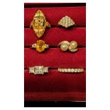 14kt Gold and Gemstone Rings