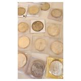 Morgan and Peace Silver Dollars