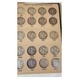 Walking Liberty Full Half Dollar Collection Book