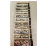 $2 Dollar Bill Collection comes with case