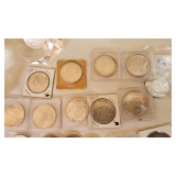 Morgan and Peace Silver Dollars