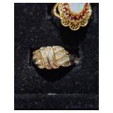 10K Gold and Diamond Ring