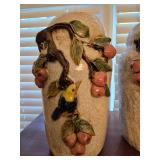 Majolica Style Vases